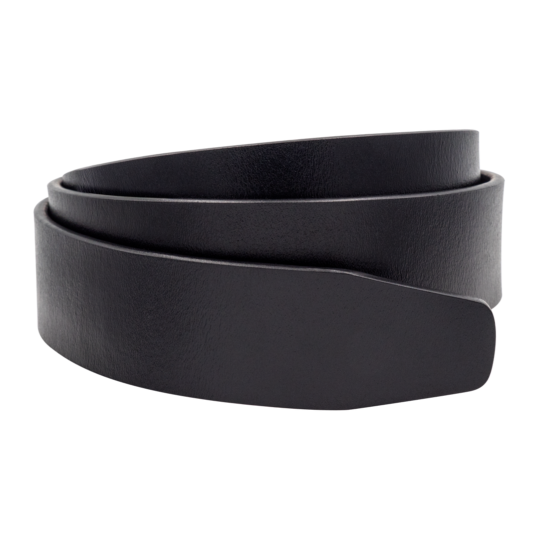 Sunset Black Leather Belt