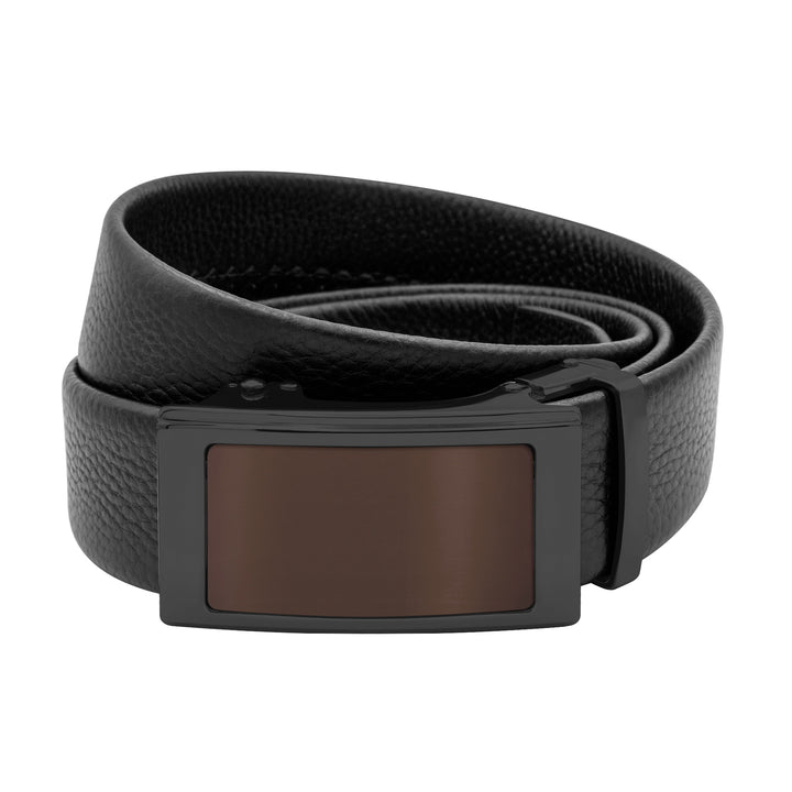 Moroccan Black Leather Belt