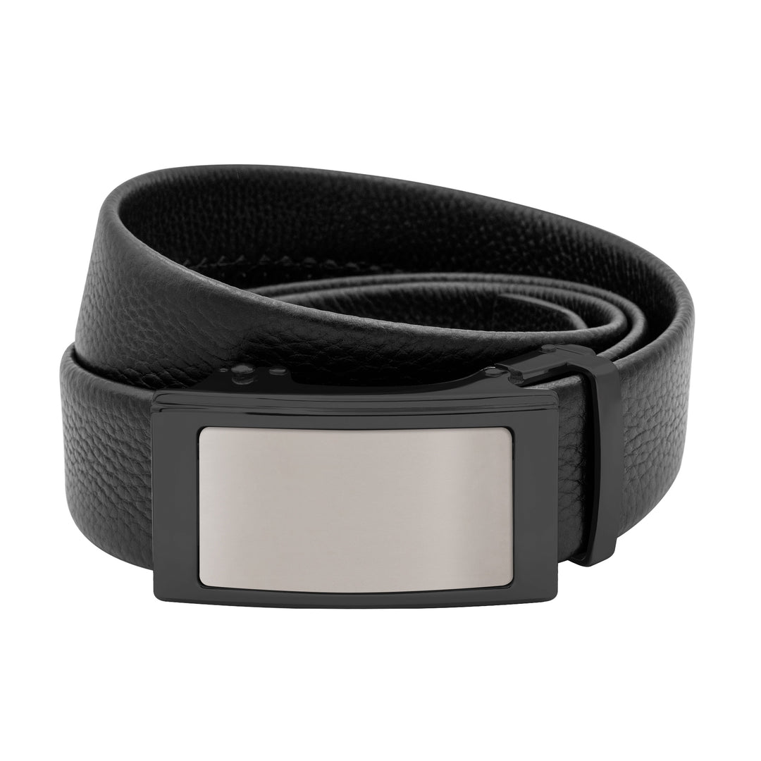 Moroccan Black Leather Belt