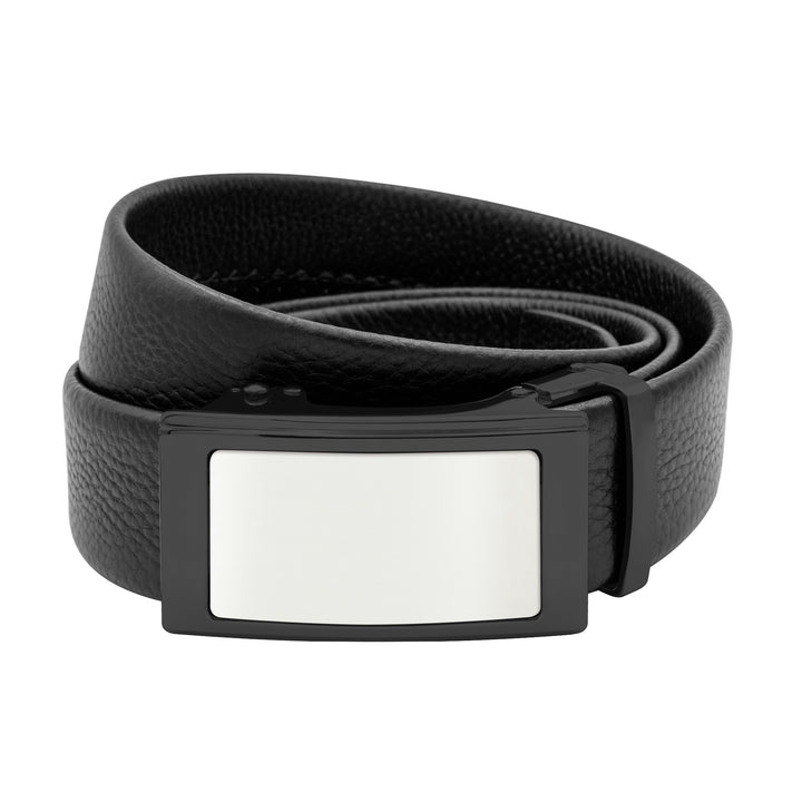 Moroccan Black Leather Belt