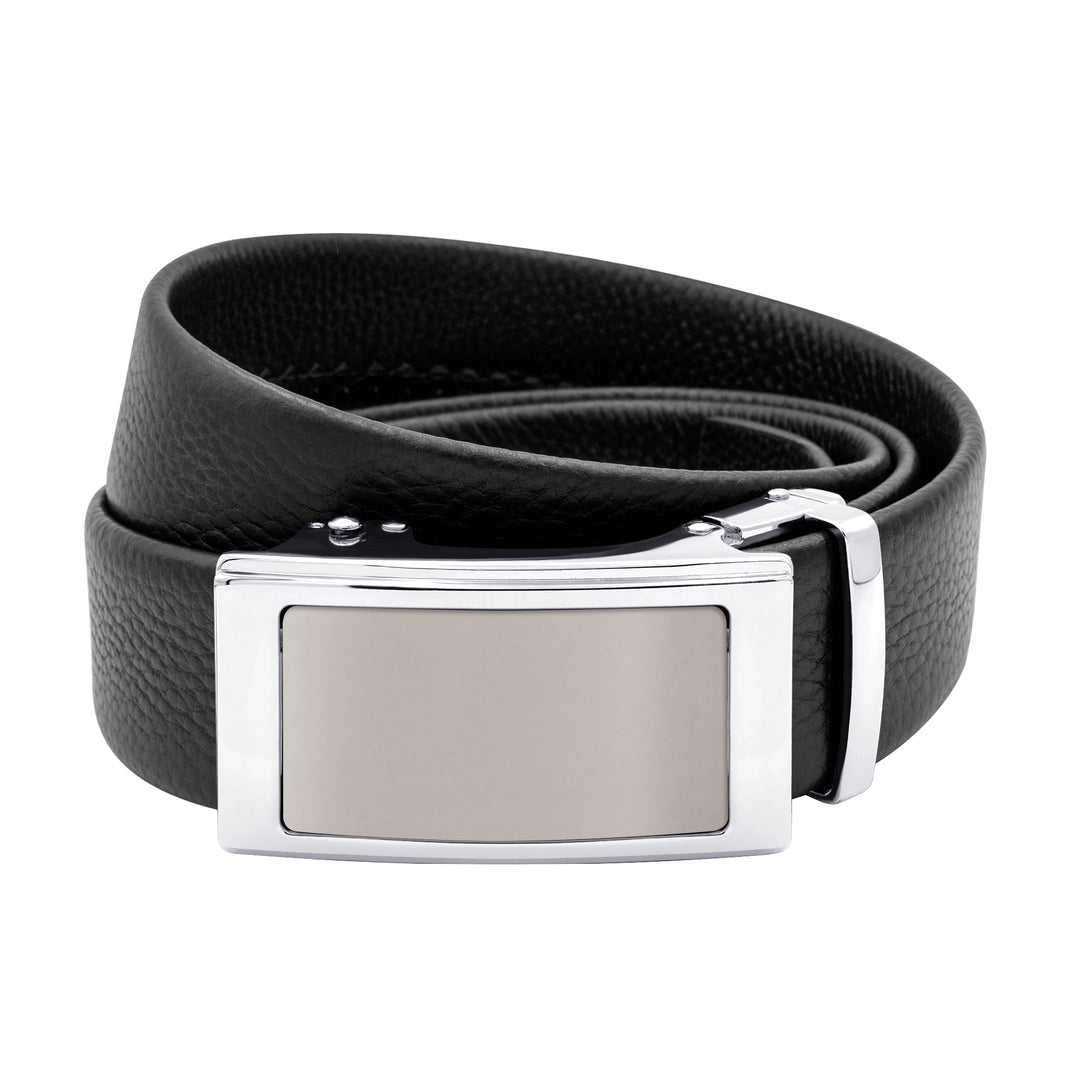 Moroccan Black Leather Belt