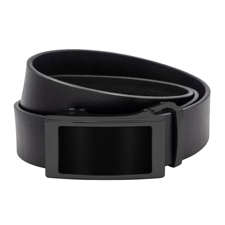 Sunset Black Leather Belt