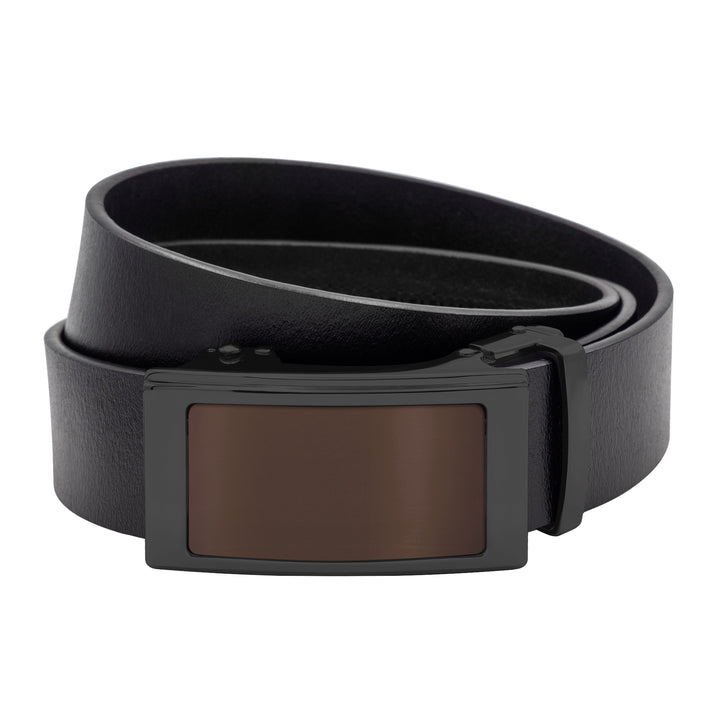 Sunset Black Leather Belt