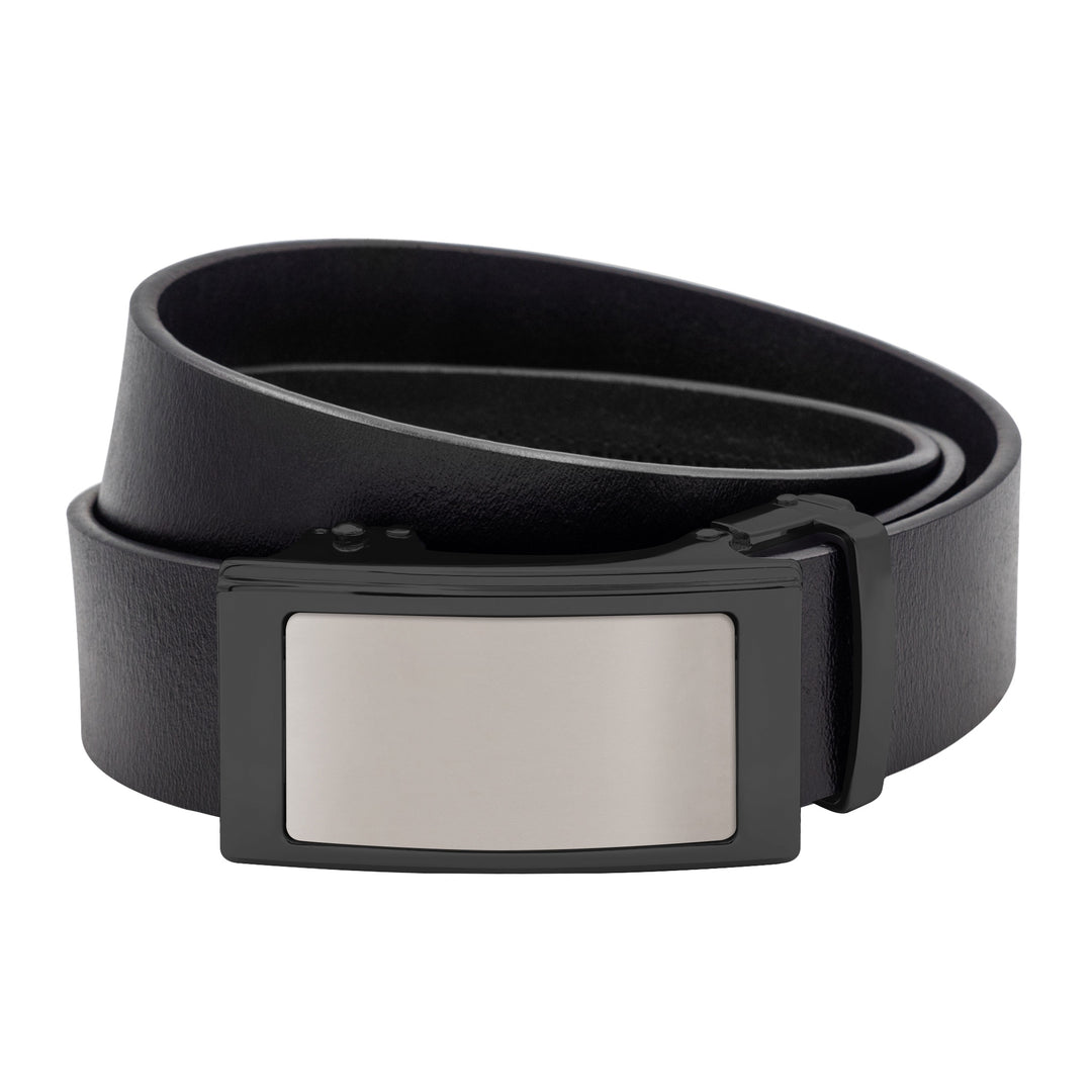 Sunset Black Leather Belt