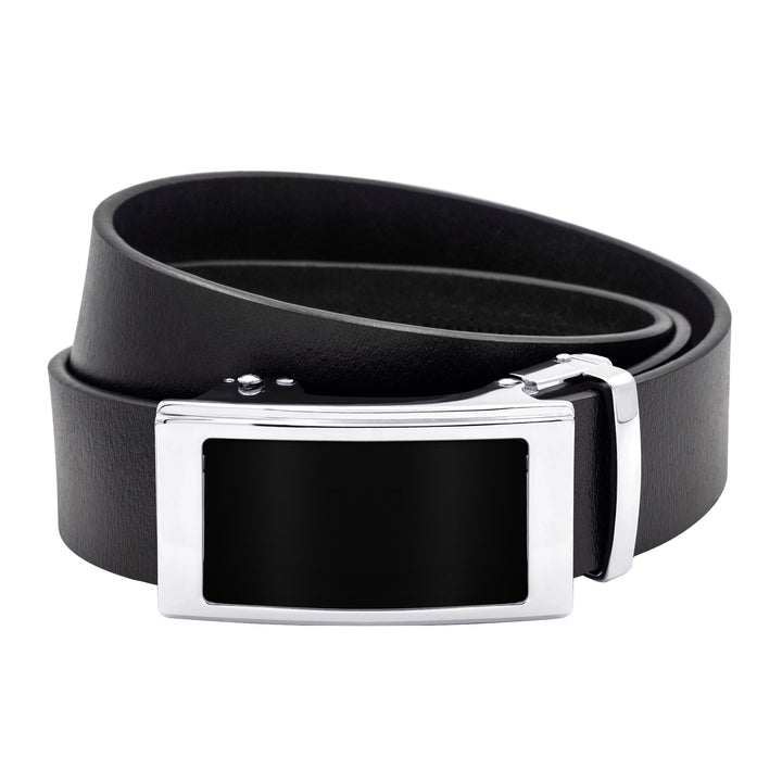 Sunset Black Leather Belt