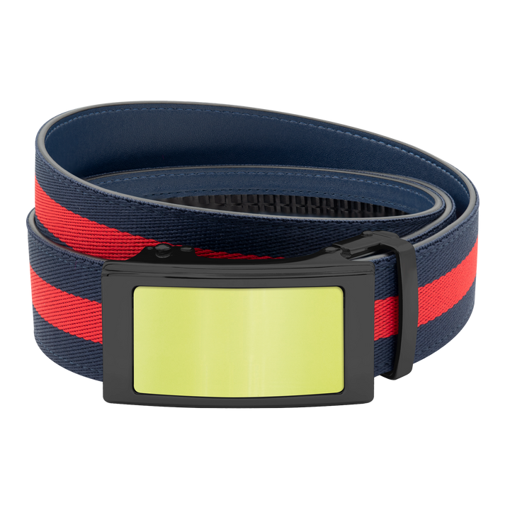 Navy/Red Sports Stripes Belt